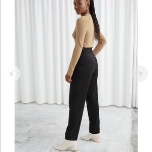 & Other Stories Duo Pleat Tailored trousers